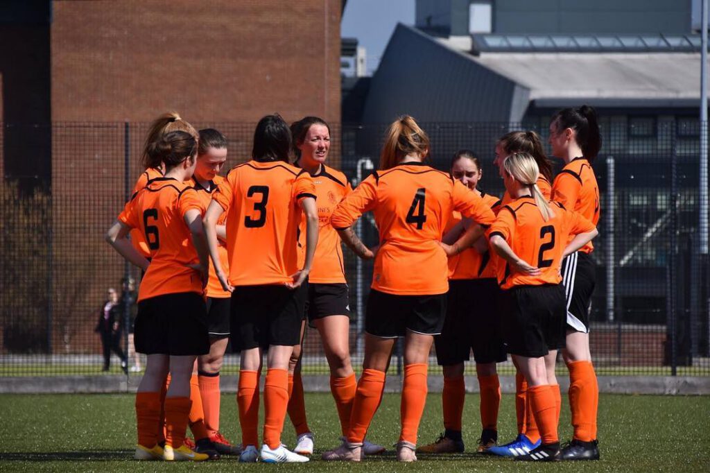 Team discussion during time out